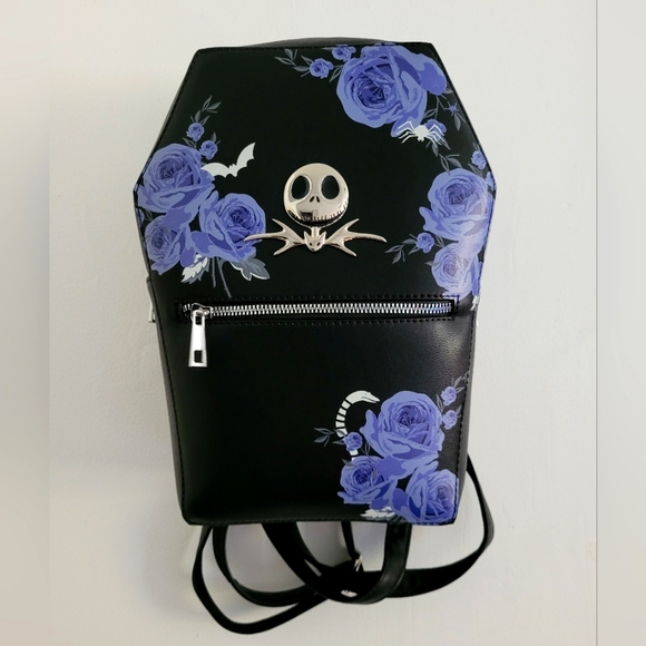 Handbags - Jack Skellington coffin mini backpack